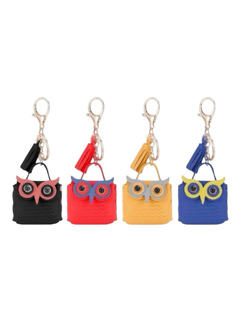 Owl Mini Bag Keychain Bag Charm - 1pc